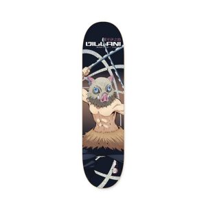 Primitive x Demon Slayer Villani Inosuke Deck Black 8.5"
