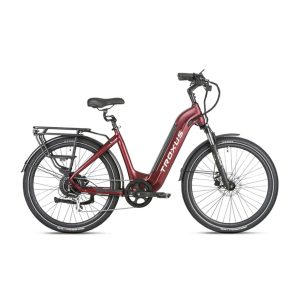 Troxus Trax 1.0 Commuter E-Bike Step-Thru Red